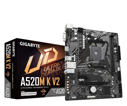 Płyta główna Socket AM4 Gigabyte A520M K V2